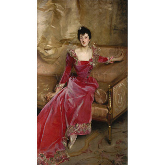 РЕПРОДУКЦИИ НА КАРТИНИ Г-жа Хю Хамърсли (1892)